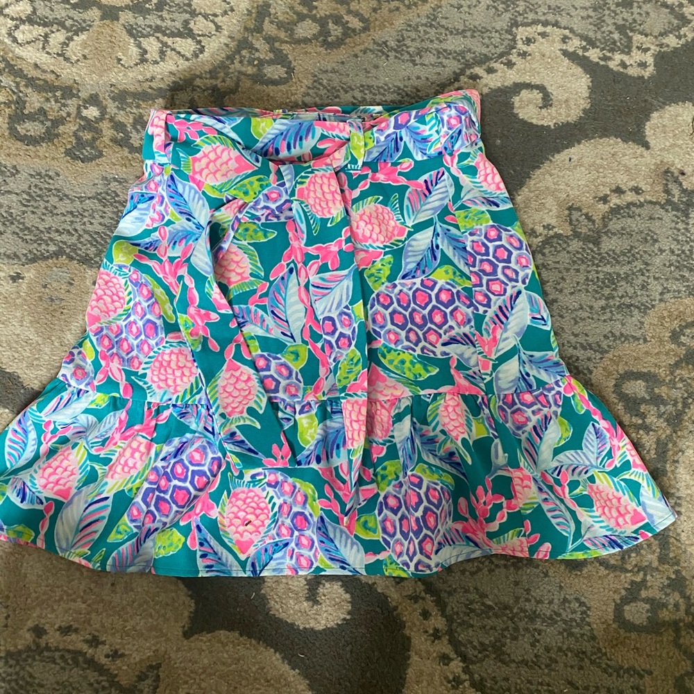 Lilly Pulitzer Sea turtle tie skirt